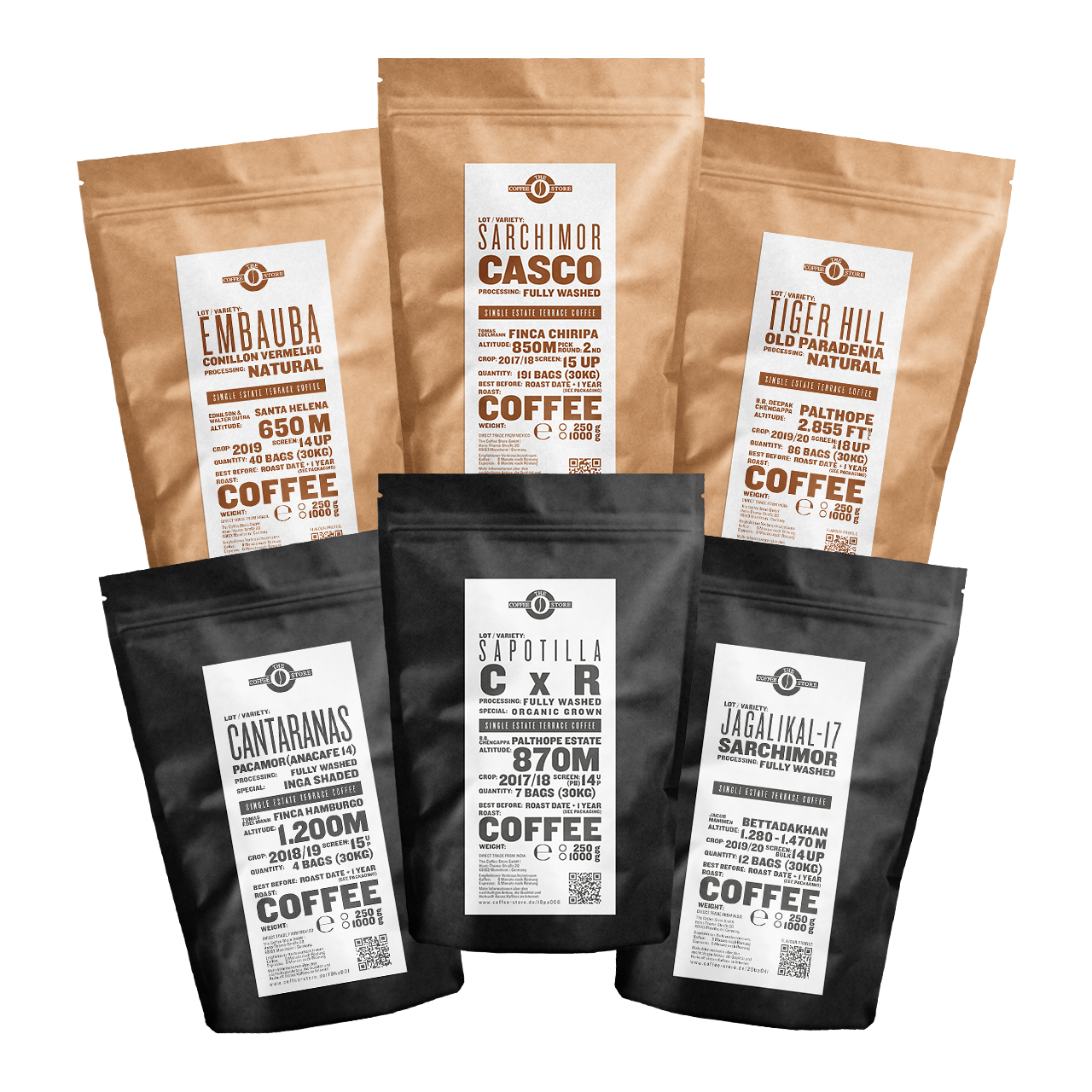 Entdeckerpaket Kaffeeröstung von The Coffee Store.