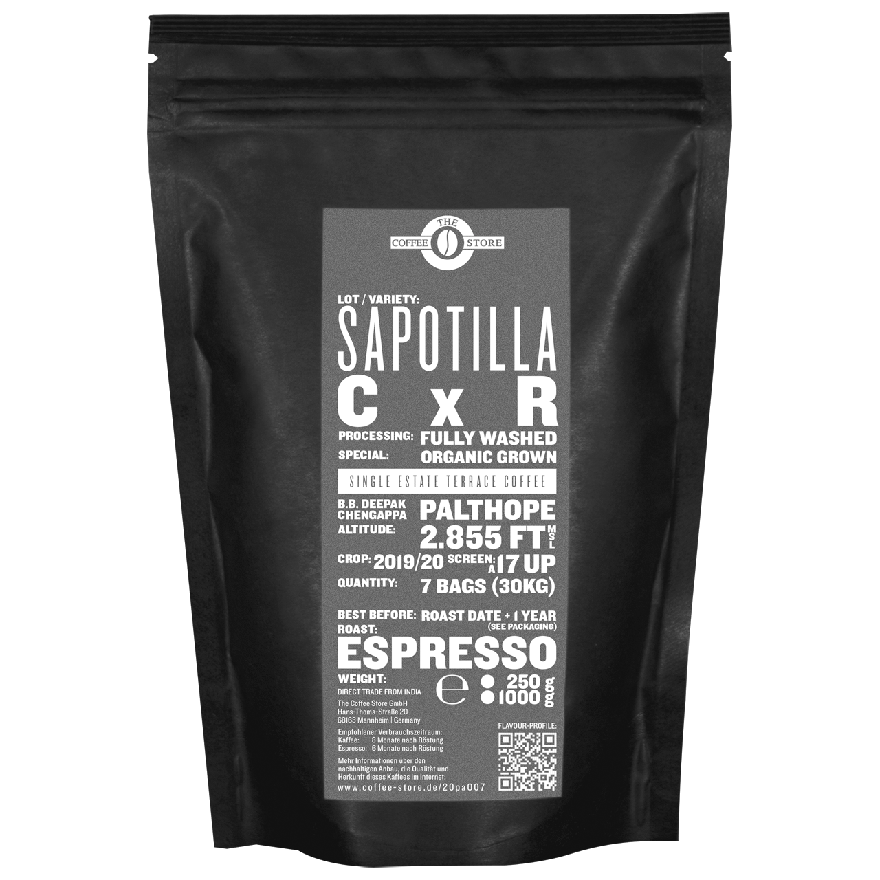 Sapotilla, CxR 